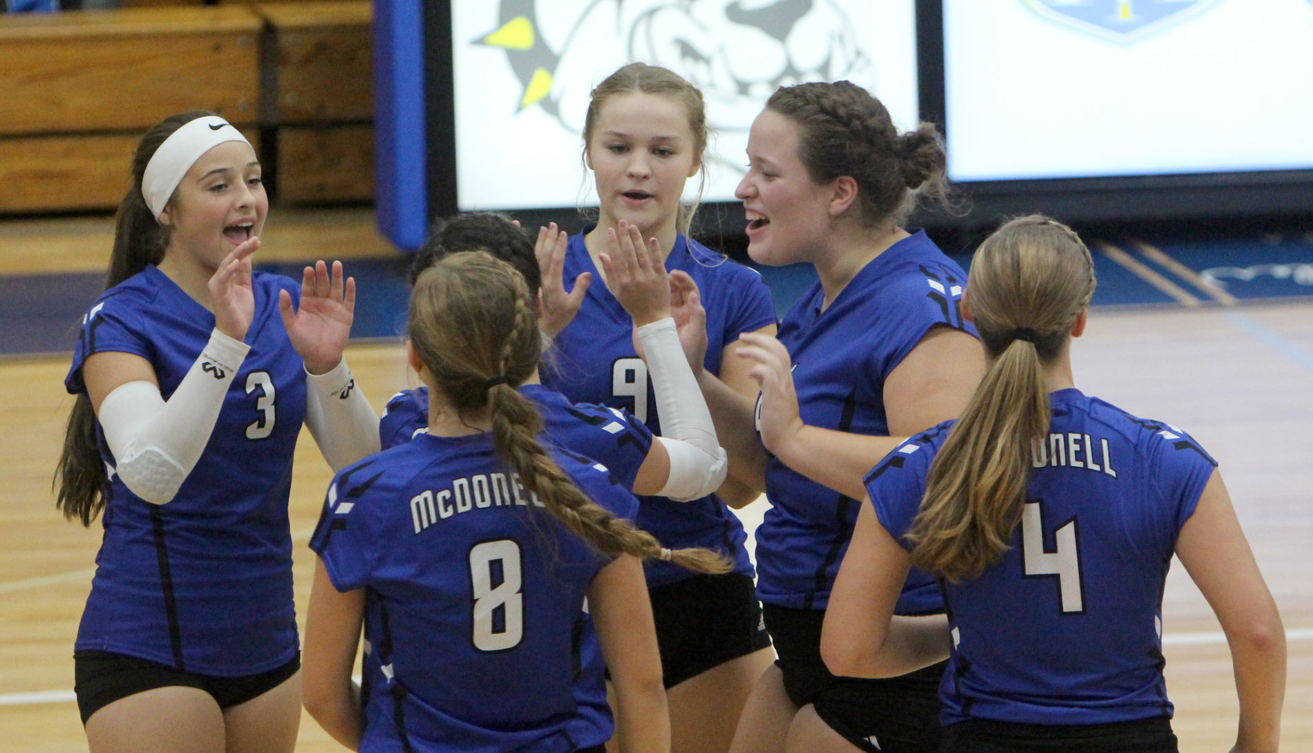 Eau Claire Regis at McDonell volleyball 9-12-19